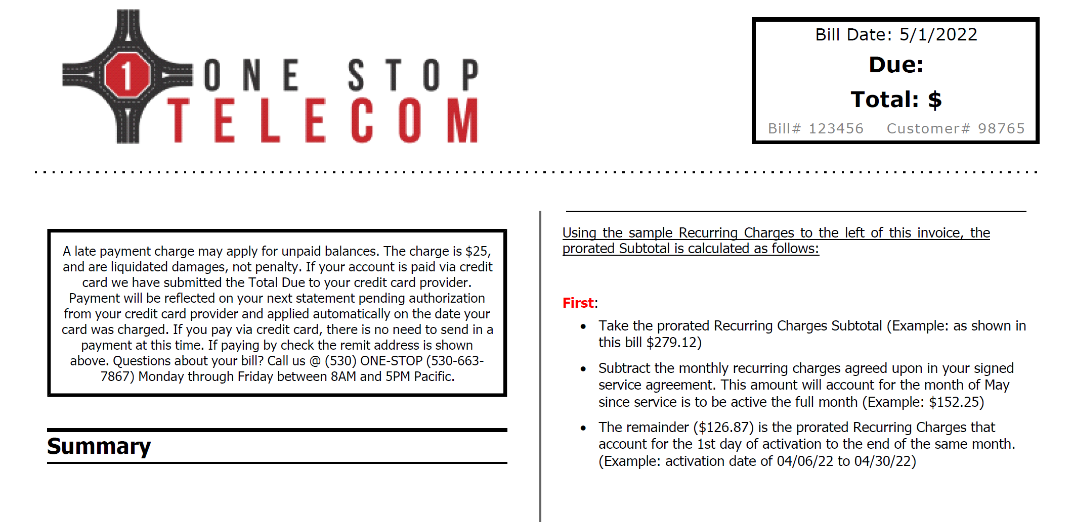 understanding-a-first-bill-with-prorated-charges